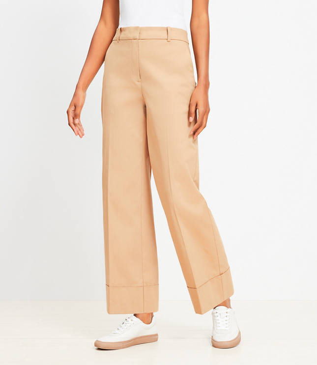 Petite Stovepipe Pants in Twill