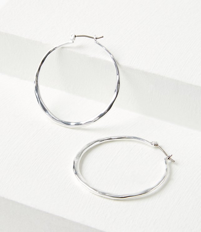 Metal Hoop Earrings