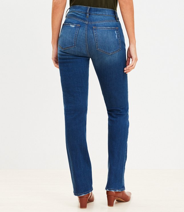 Petite Curvy Mid Rise Boot Jeans in Classic Mid Wash