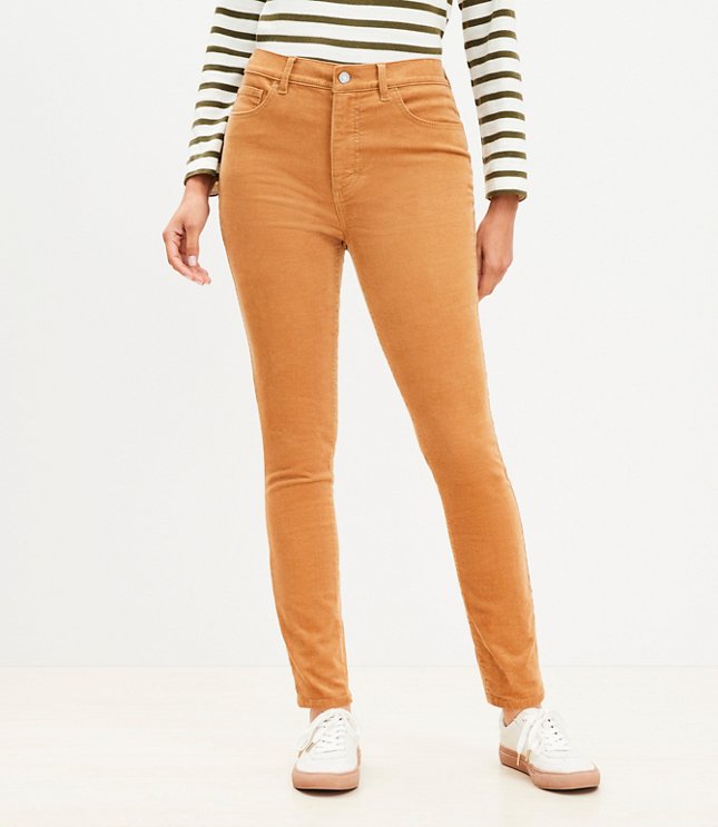 Curvy Skinny Pants in Corduroy