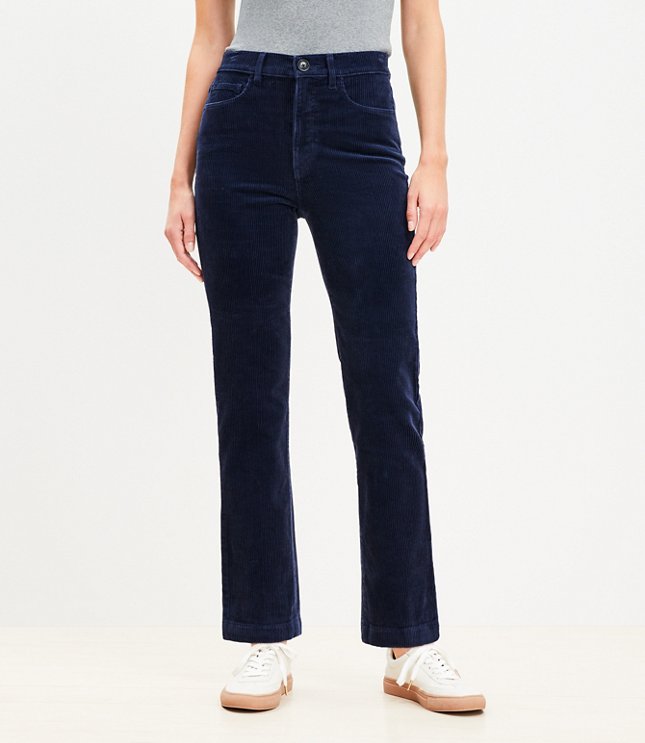 Curvy Skinny Corduroy Pants - Fresh Syrah