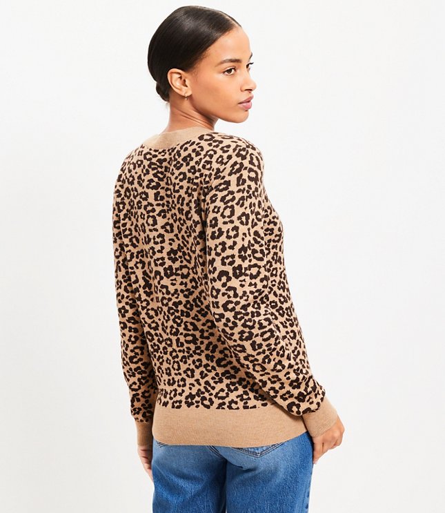 Leopard Print Luxe Knit Sweater
