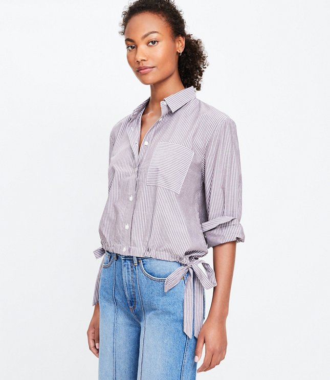 Cotton Blend Oversized Shirt