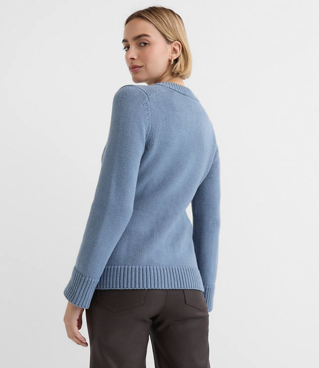 Waisted Patch Pocket Cardigan