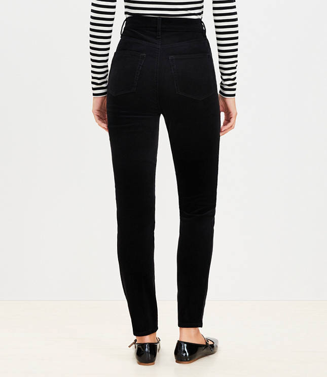 Curvy Skinny Corduroy Pants - Fresh Syrah