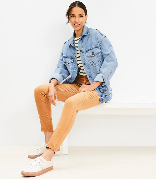 Petite Skinny Pants Corduroy