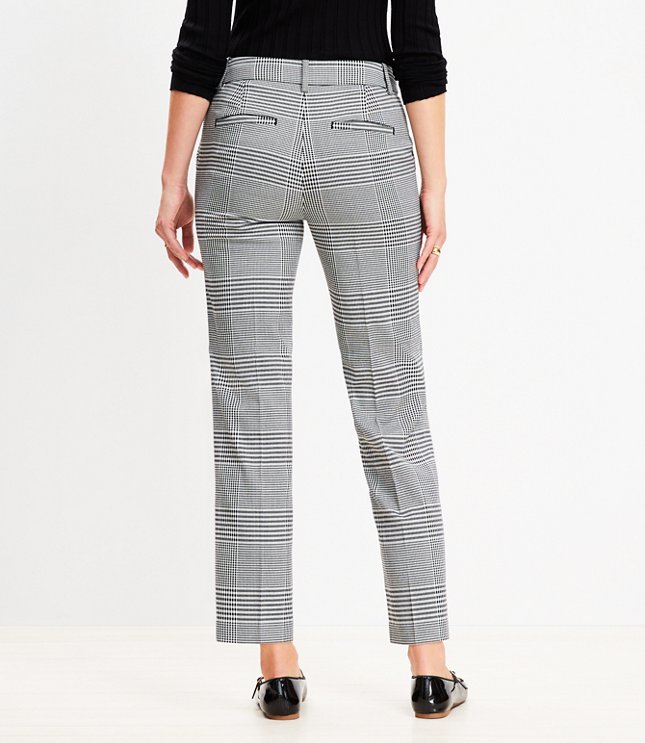 Curvy Riviera Slim Pants Houndstooth