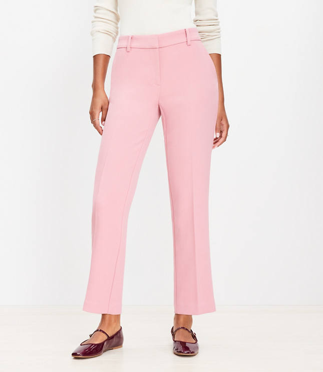 Petite Curvy Riviera Slim Pants in Doubleface