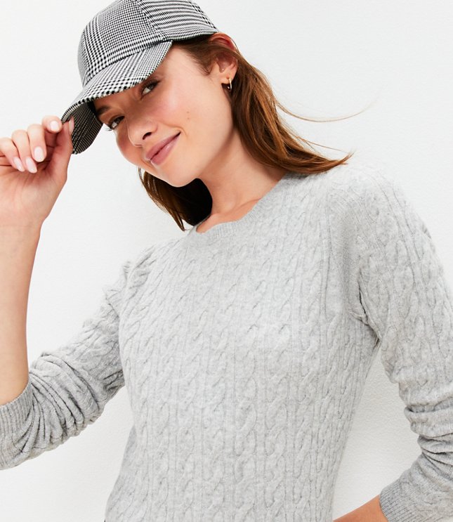 Petite Luxe Knit V-Neck Tunic Sweater