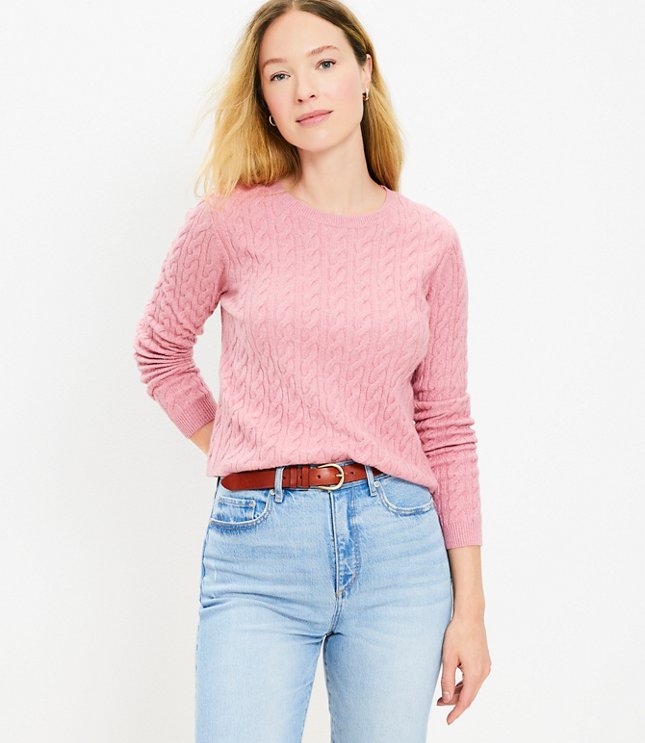 Petite Cable Sweater