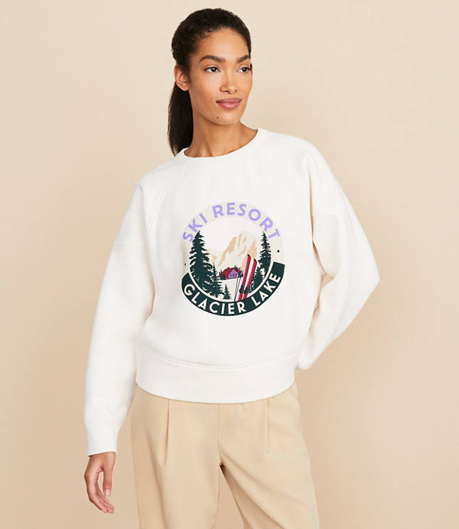 Lou & Grey Ski Resort Heavy Fleece Sweatshirt