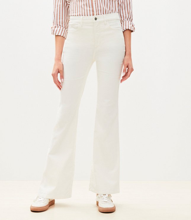 Slim Flare Pants in Corduroy