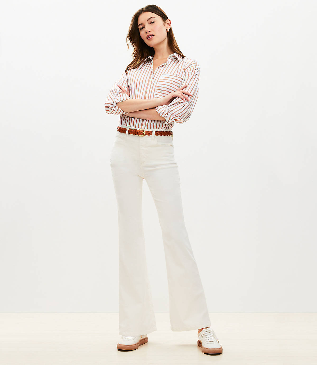 Slim Flare Pants in Corduroy Slim Flare Pants in Corduroy