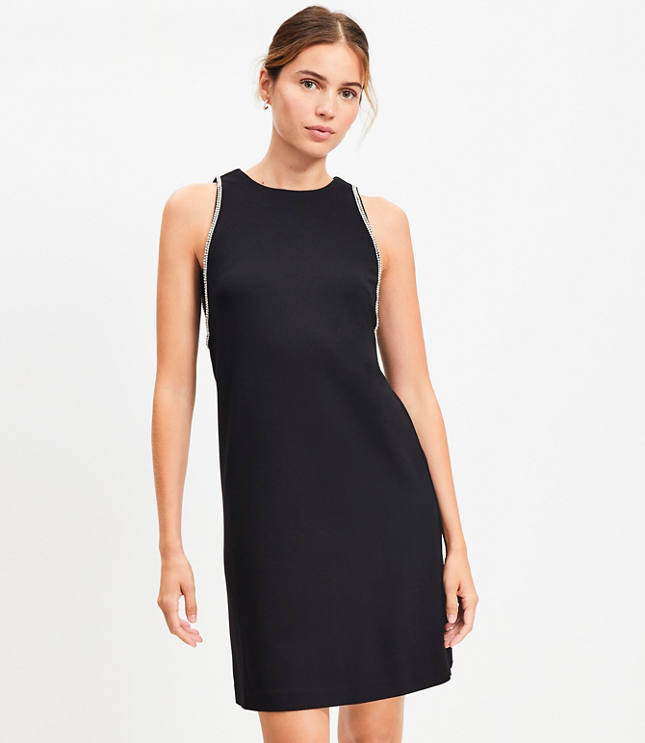 Mini Dress The Bay Little Black Dress V Neck Clothing Calvin Klein Black  Cocktail Dresses Sparkle Ponte Sleeveless Mini Dress