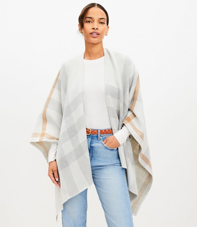 Plaid Cotton Oversized Pocket Shirt