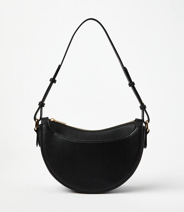 Half Moon Shoulder Bag - Black