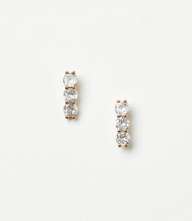 Demi Fine Sparkle Bar Stud Earrings