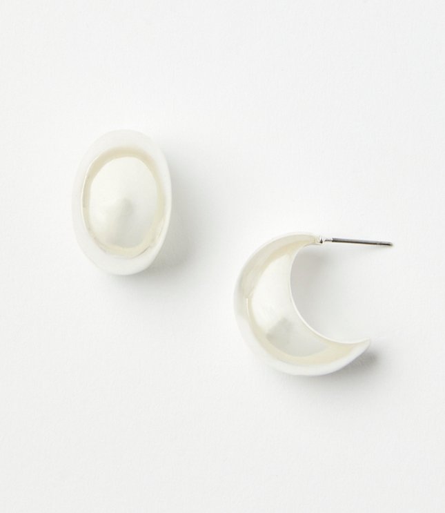 Rounded Statement Stud Earrings