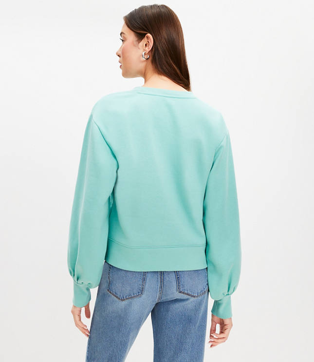 Puff Sleeve Sweatshirt