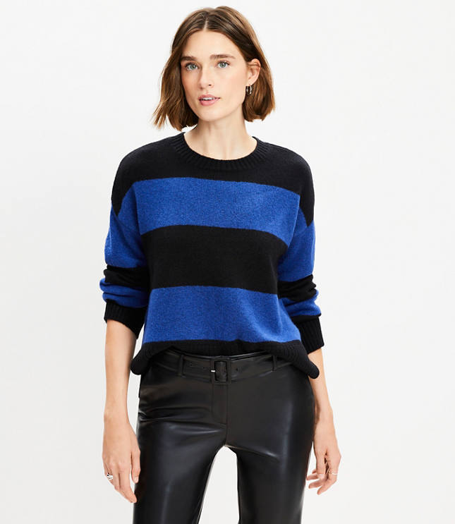 Petite Bold Striped Sweater