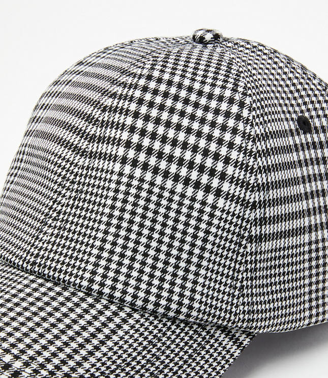 Houndstooth Baseball Cap