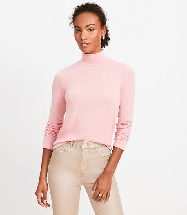 Loft pink top deals