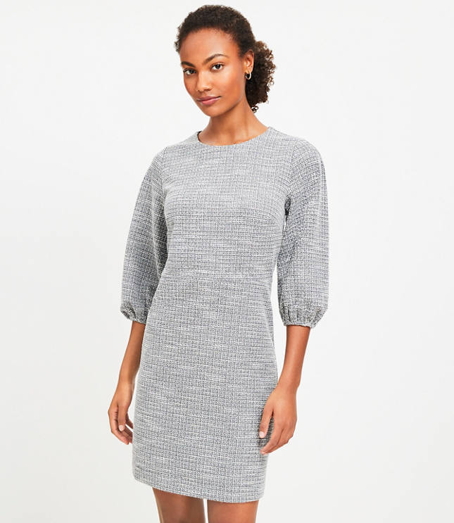 Petite Tweed Mini Dress