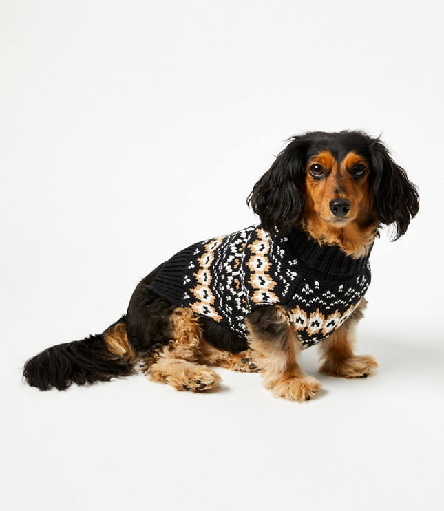 Fair Isle Dog Sweater