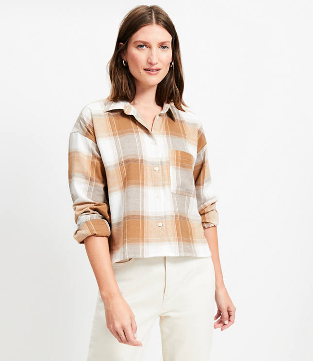 Plaid Modern Pocket Shirt