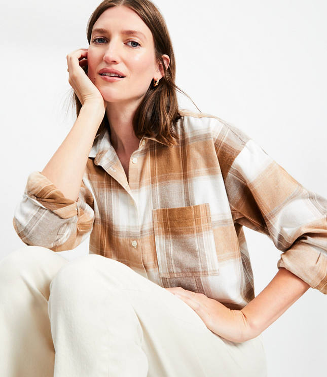 Plaid Modern Pocket Shirt