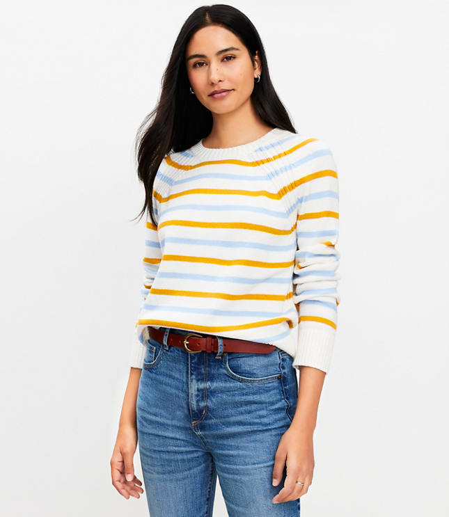 Striped Modern Ribtrim Sweater