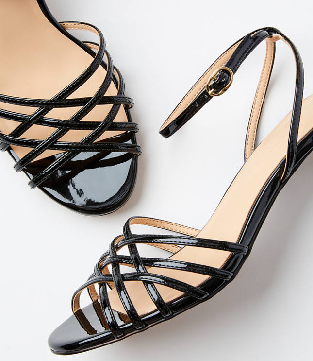 Ankle Strap Cage Heels