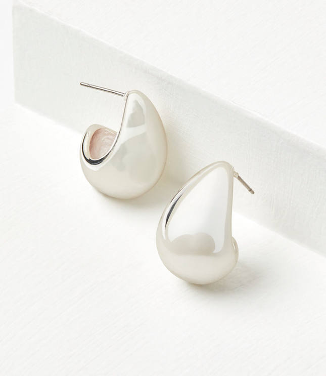 Modern Teardrop Stud Earrings