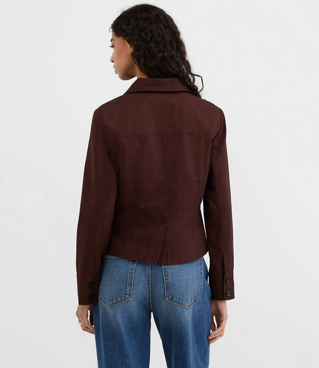 Twill Tailored Utility Jacket