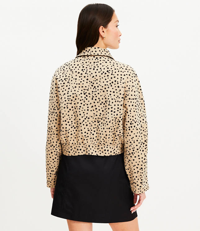 Cheetah Print Bomber Jacket
