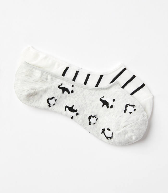 Penguin & Stripe No Show Sock Set