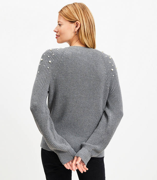 Pearlized Raglan Sweater