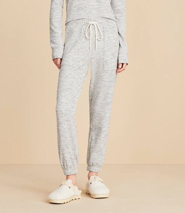 Lou & Grey Brushed Wafflestitch Joggers