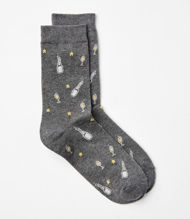 Champagne Crew Socks