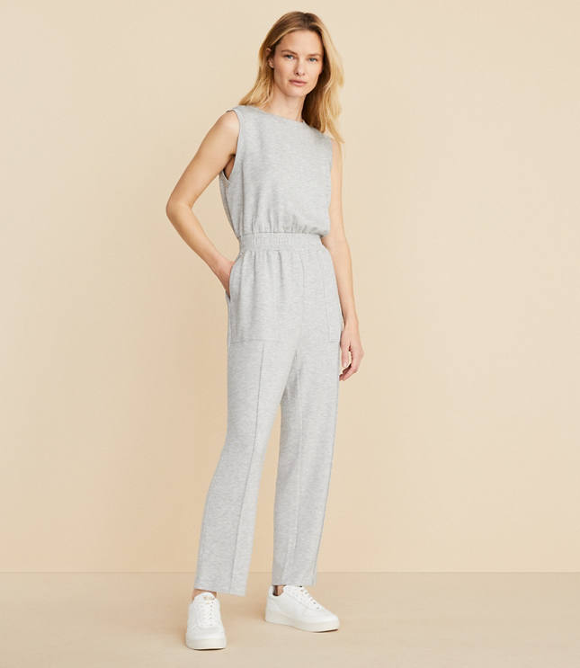 Lou & Grey Heathered Scubasoft Tank Jumpsuit