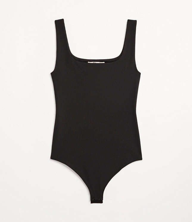 LOFT Versa Ribbed Square Neck Bodysuit