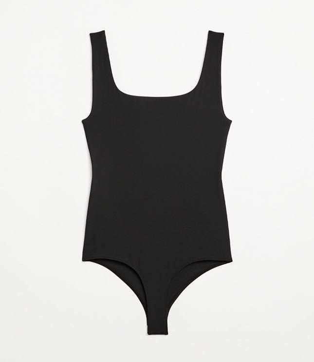 LOFT Versa Ribbed Square Neck Bodysuit