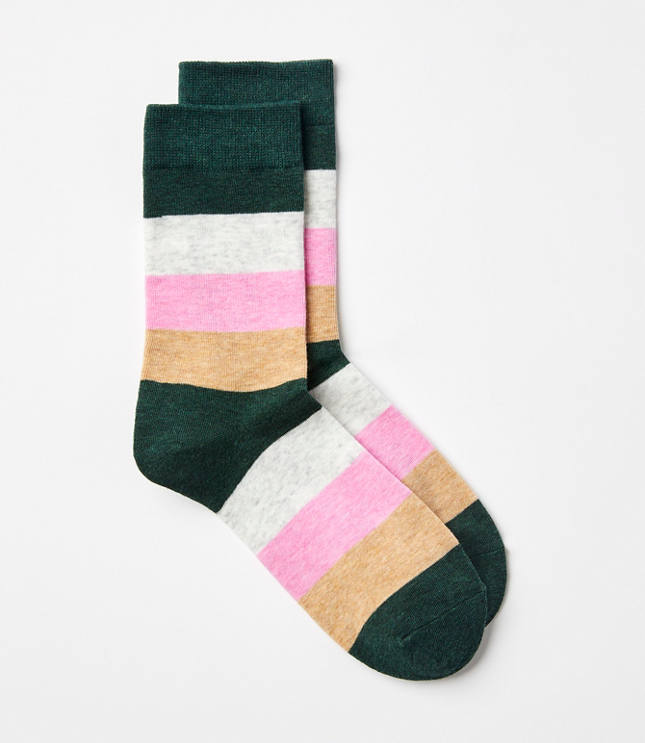 Striped Crew Socks