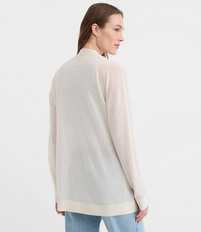 Sheer Open Cardigan