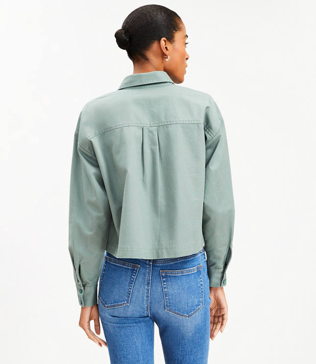 Wide Sleeve Modern Utility Shirt