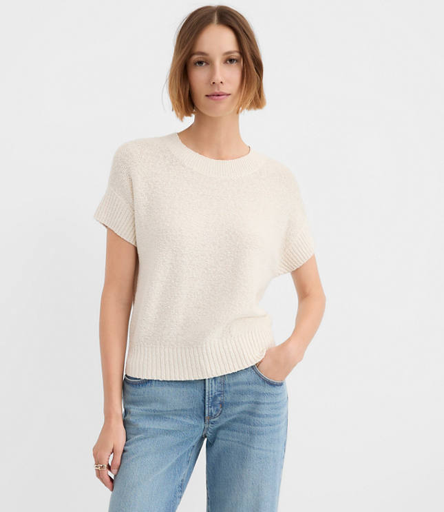 Ribtrim Wedge Sweater