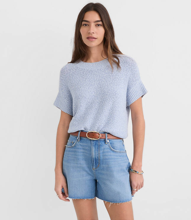 Ribtrim Wedge Sweater