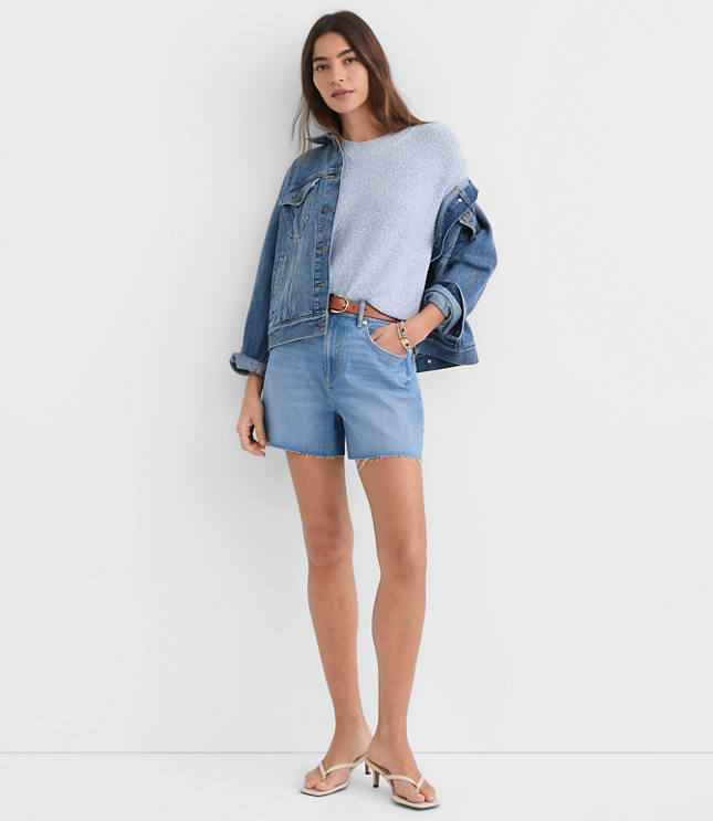 Ribtrim Wedge Sweater