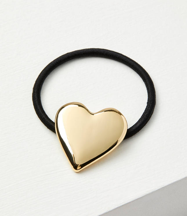 Metal Heart Hair Tie