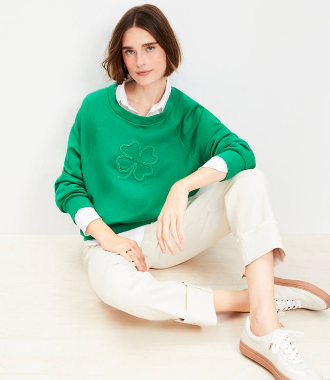 Petite Shamrock Sweatshirt